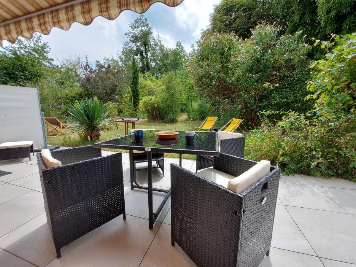 Centre St Jorioz : Charmant Et Spacieux Studio Avec Terrasse Et Jardin Privatif Saint-Jorioz Kültér fotó