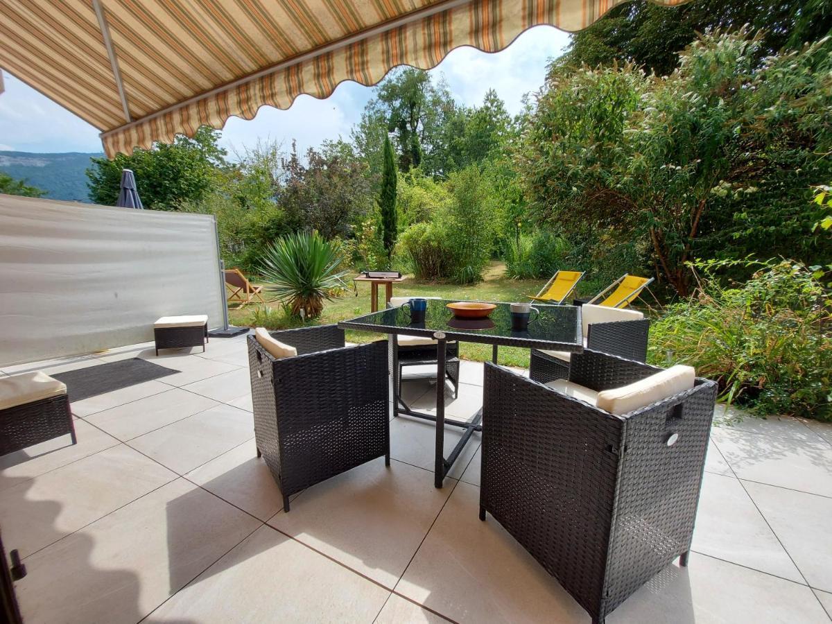 Centre St Jorioz : Charmant Et Spacieux Studio Avec Terrasse Et Jardin Privatif Saint-Jorioz Kültér fotó